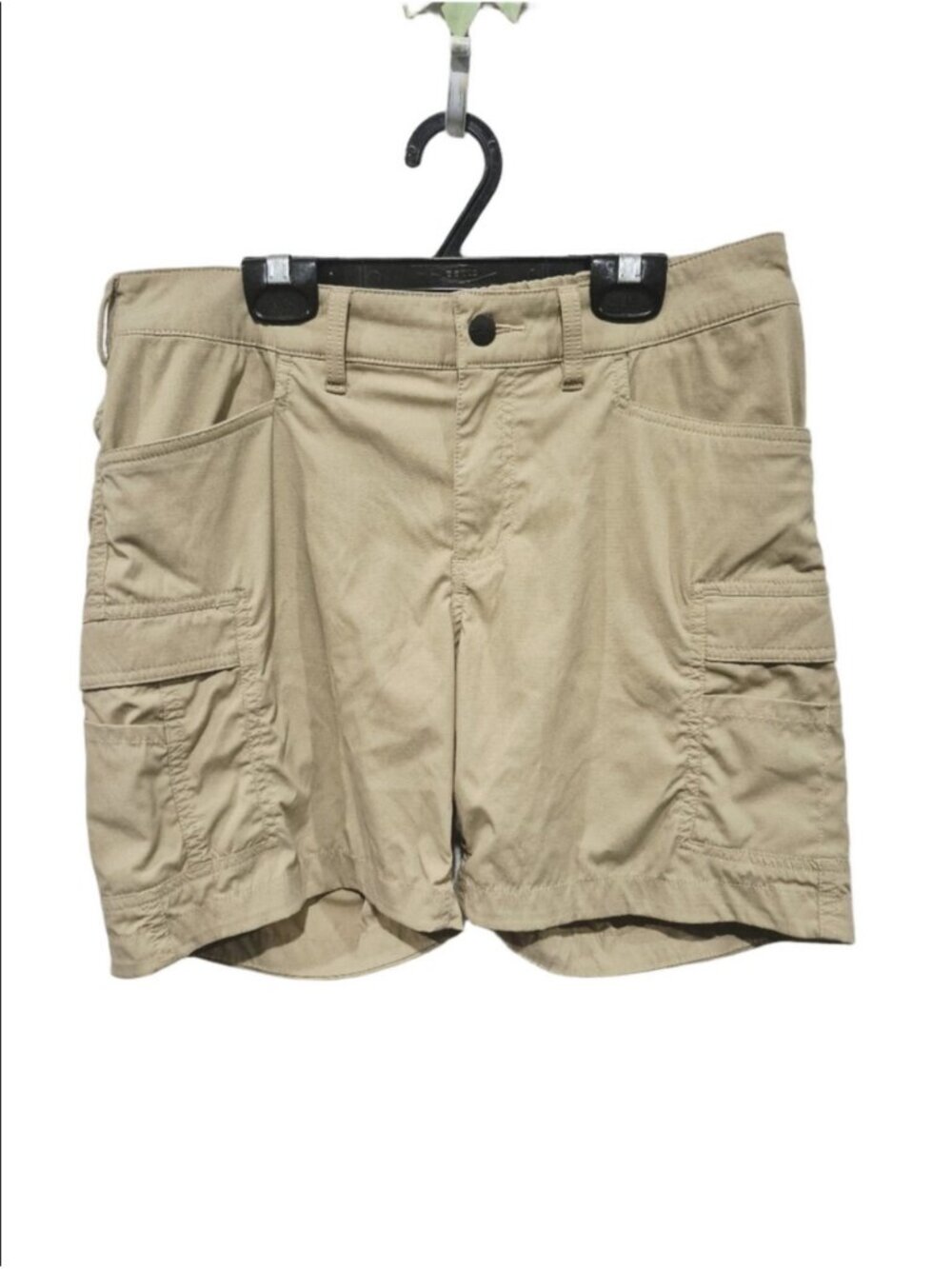 Carhartt Force Lightweight Utility Cargo Shorts Tan Khaki Stretch Ripstop Size 8